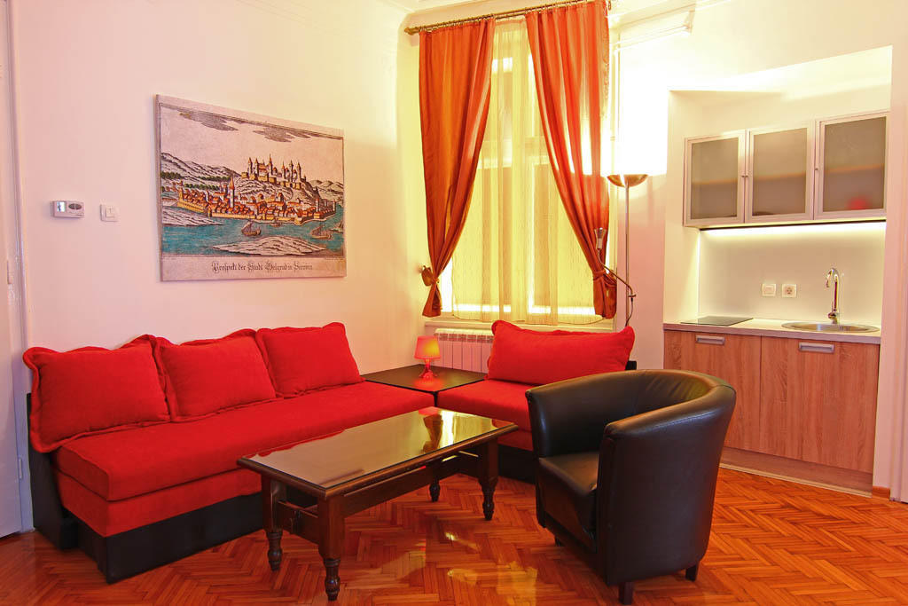 Central Apartments Belgrado Buitenkant foto